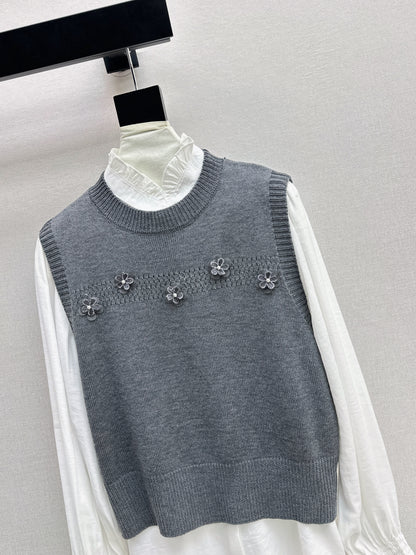 Chan NEW elegant shirts knit vest