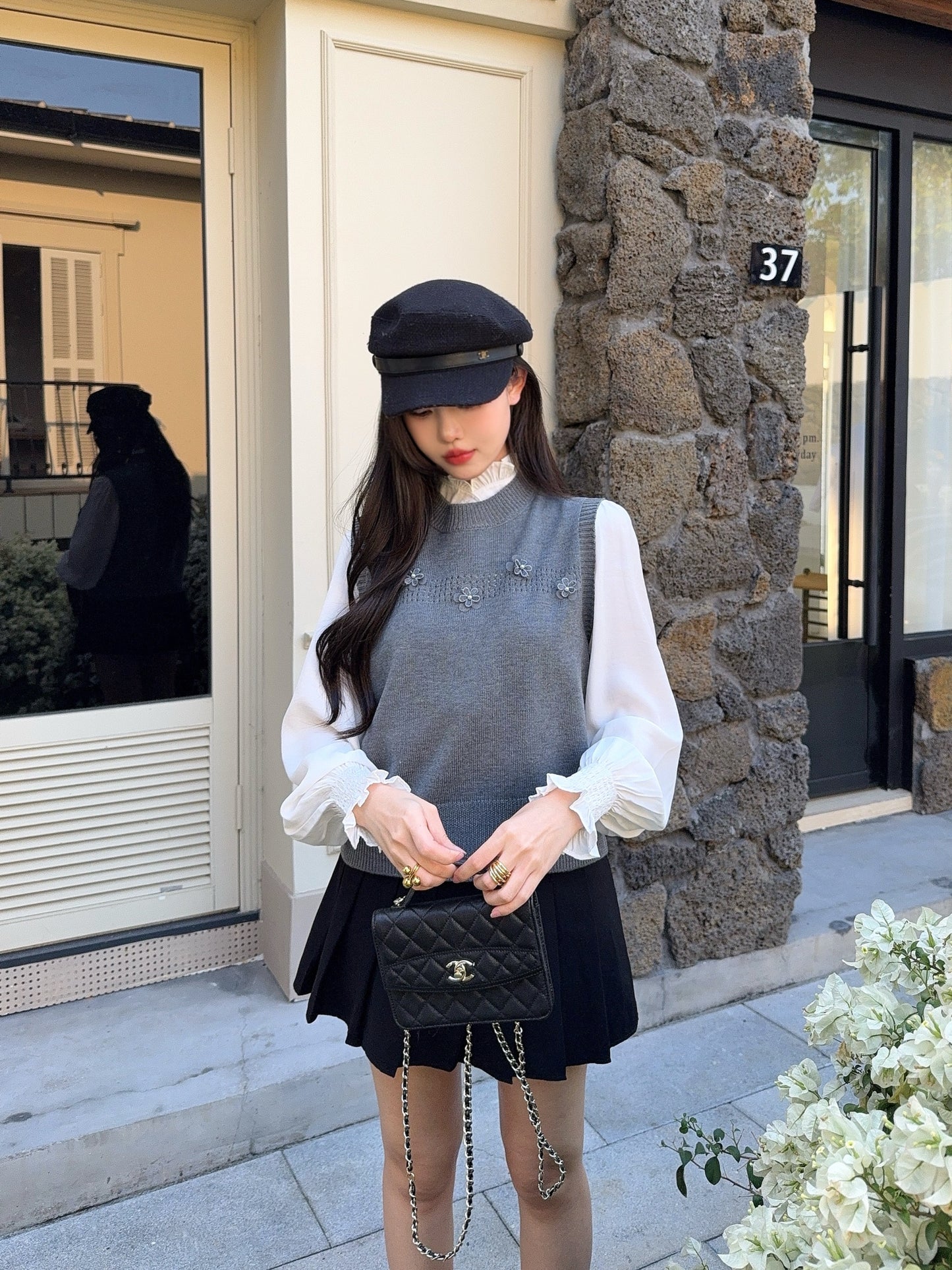 Chan NEW elegant shirts knit vest