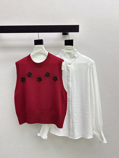 Chan NEW elegant shirts knit vest