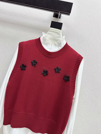 Chan NEW elegant shirts knit vest