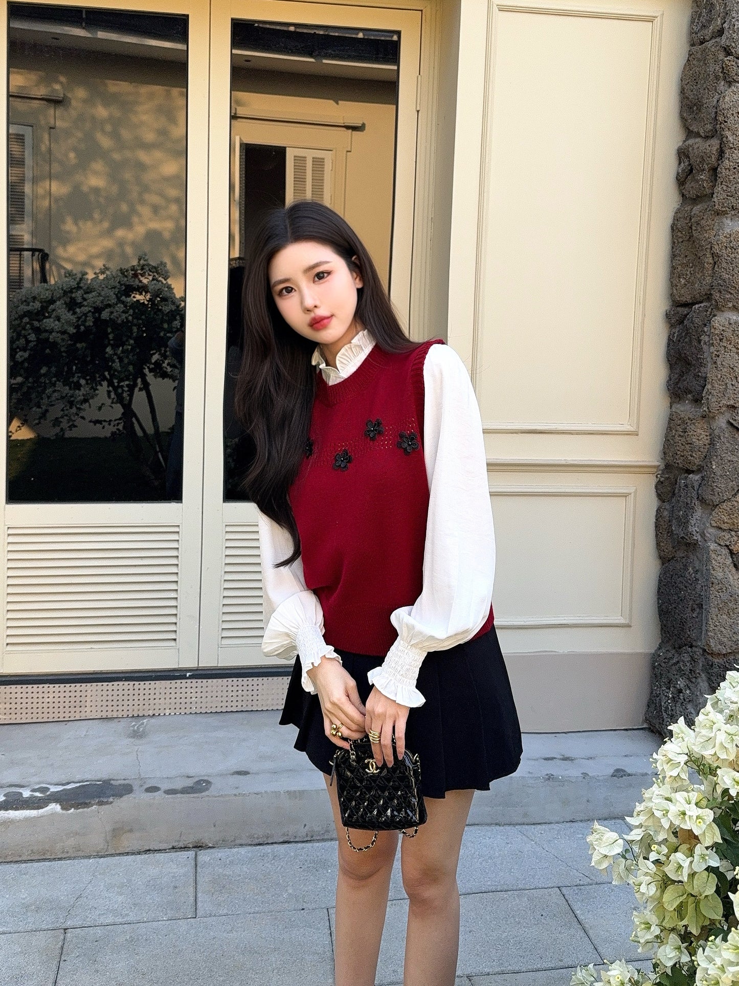 Chan NEW elegant shirts knit vest