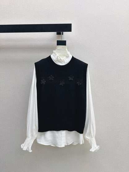 Chan NEW elegant shirts knit vest