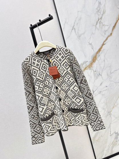 Loro NEW Fair Isle cashmere cardigan