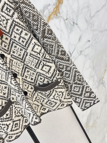 Loro NEW Fair Isle cashmere cardigan