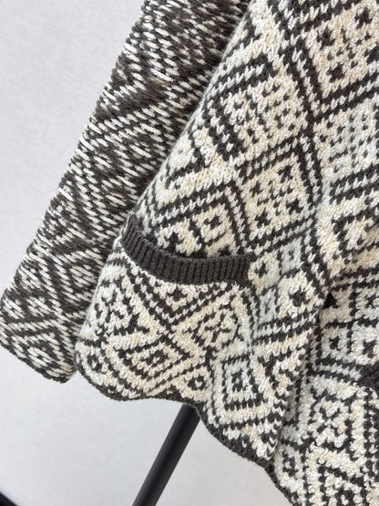 Loro NEW Fair Isle cashmere cardigan