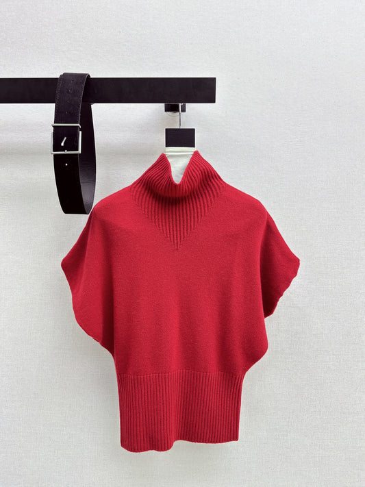 Brun NEW sleeveless sweater with belted