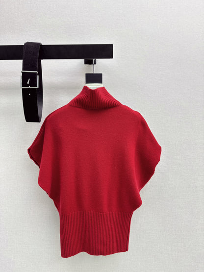 Brun NEW sleeveless sweater with belted