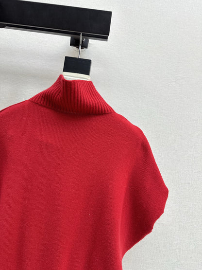 Brun NEW sleeveless sweater with belted