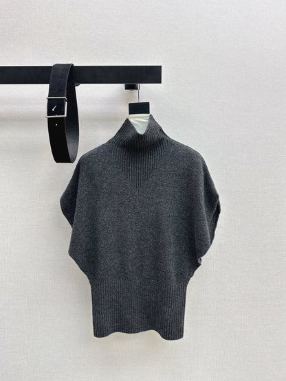 Brun NEW sleeveless sweater with belted