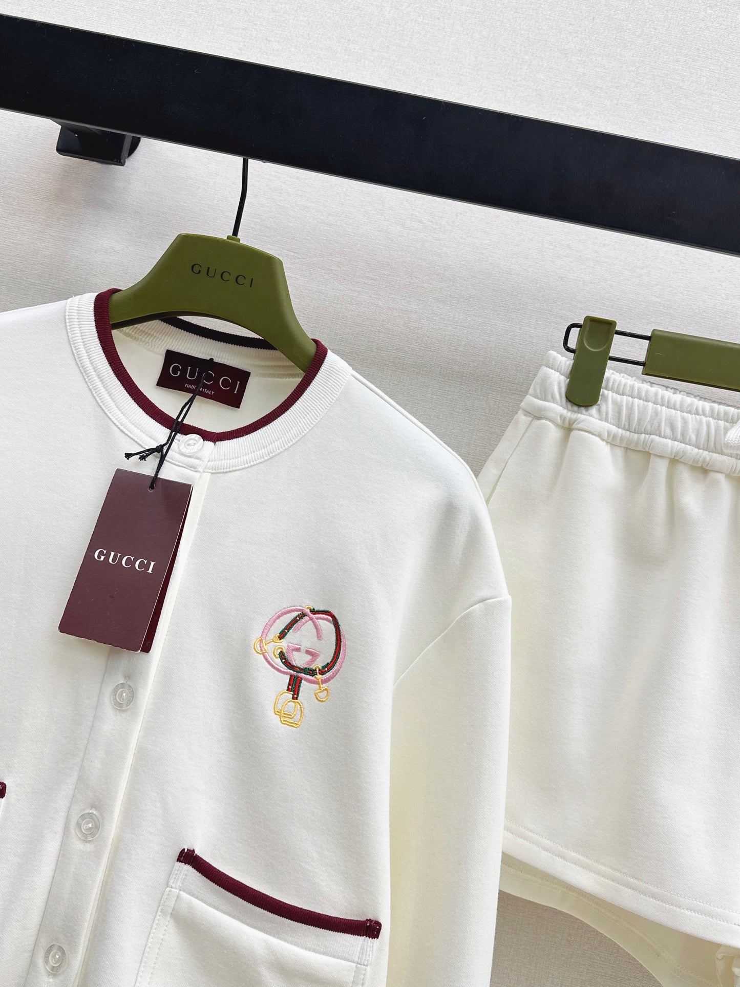 Guc NEW Cardigan shorts set