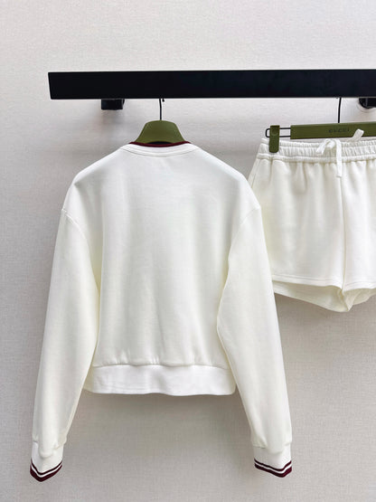 Guc NEW Cardigan shorts set