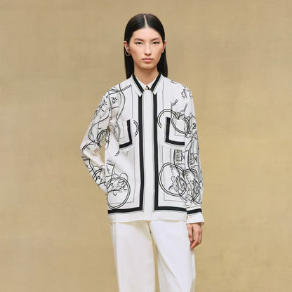 Herm NEW printed shirt