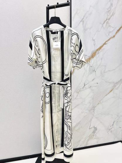 Herm NEW printed dress