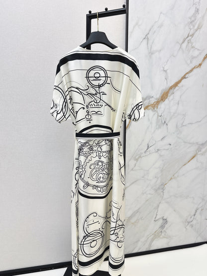 Herm NEW printed dress
