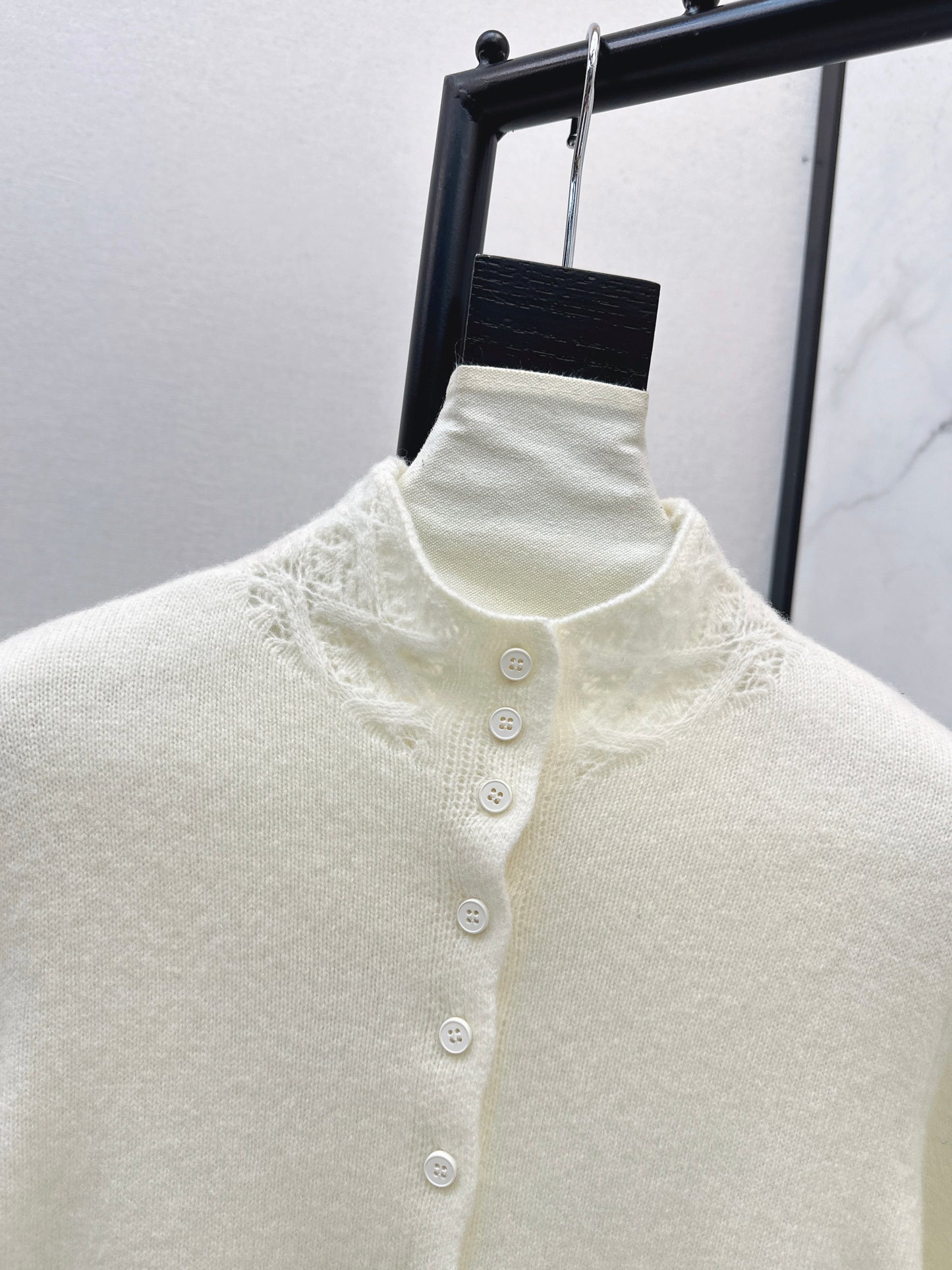 Chol NEW high neck cardigan