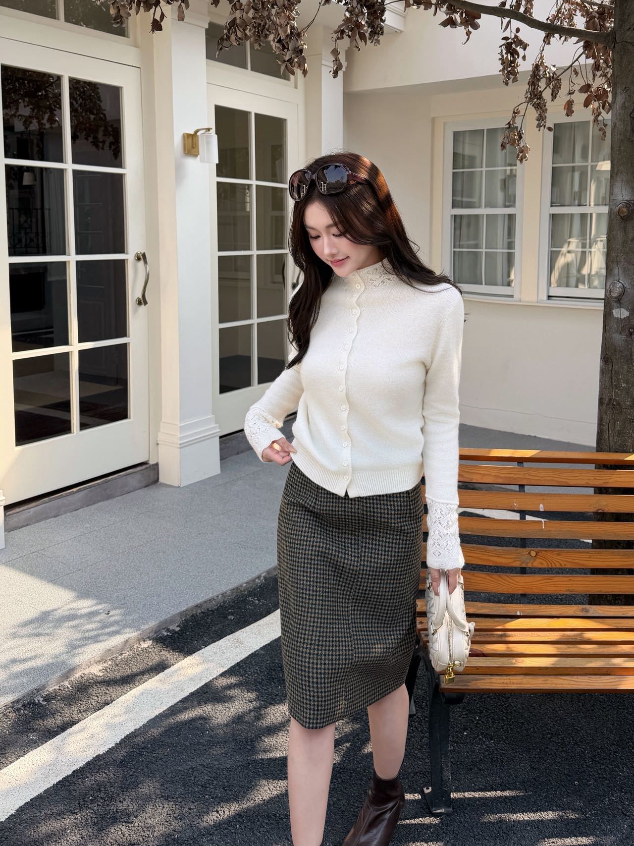 Chol NEW high neck cardigan