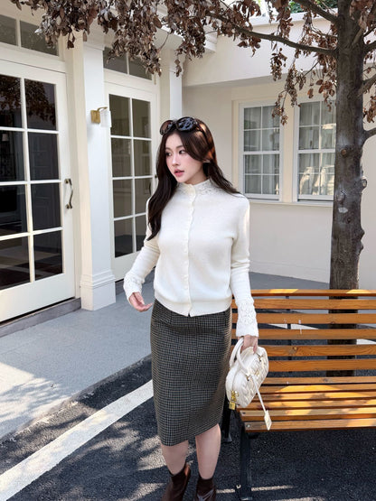 Chol NEW high neck cardigan