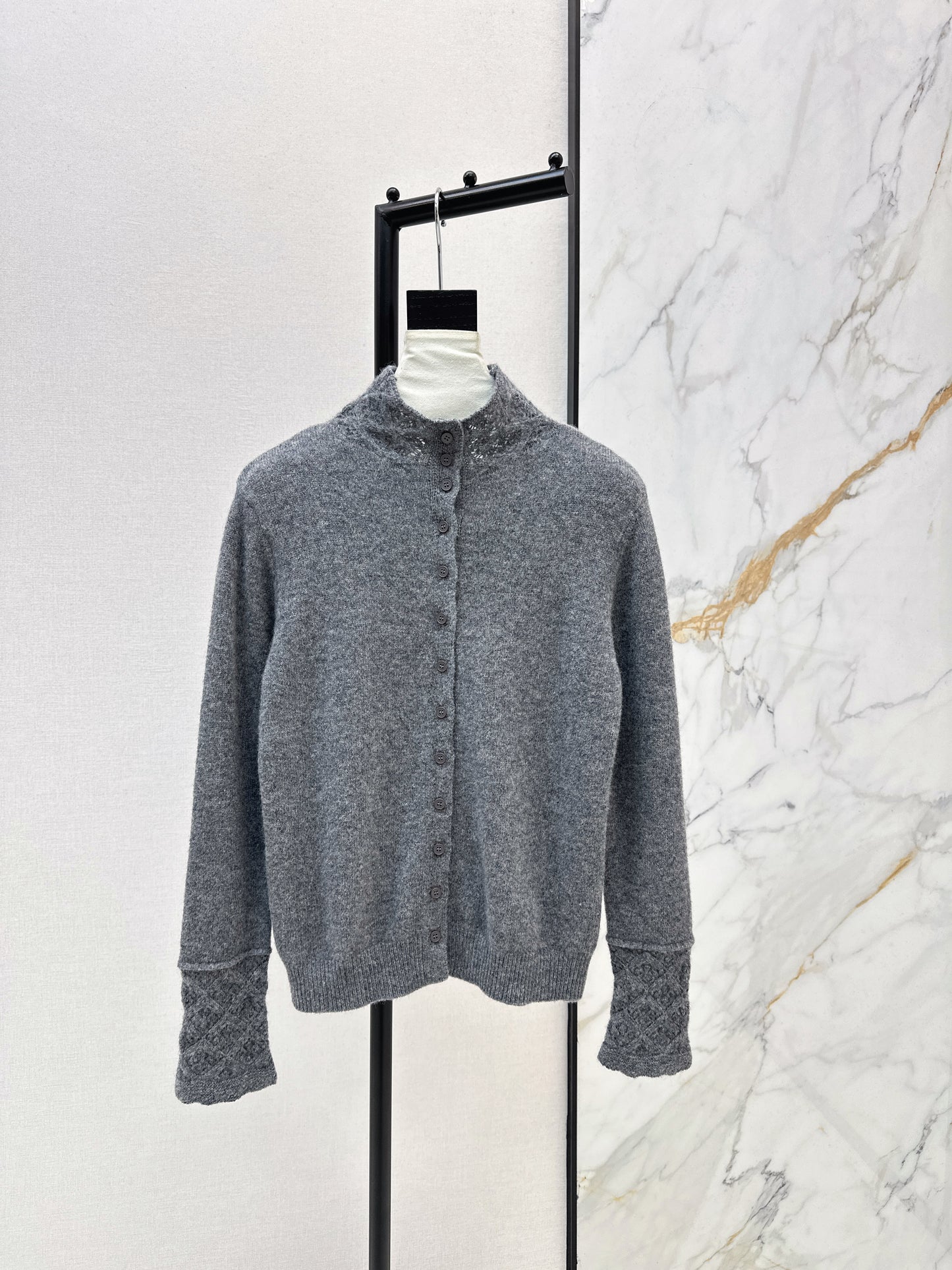 Chol NEW high neck cardigan