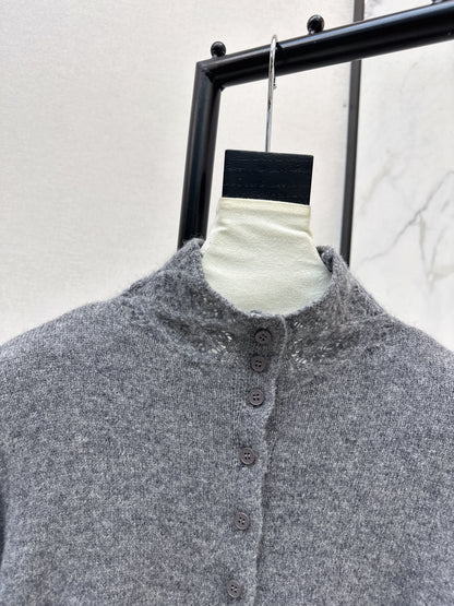 Chol NEW high neck cardigan