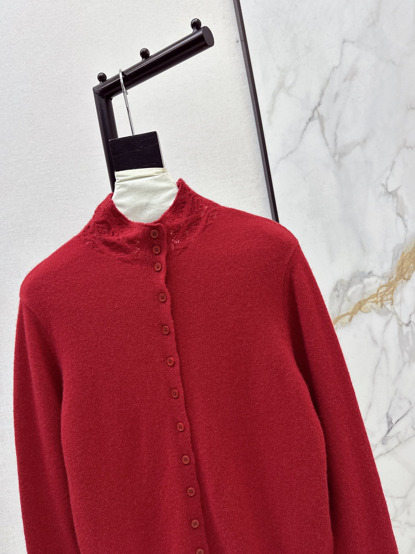 Chol NEW high neck cardigan