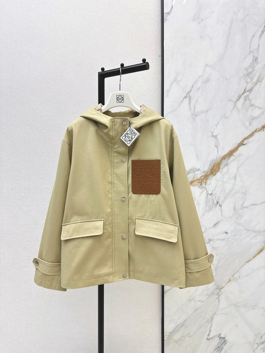 Loe NEW hooded trench coats