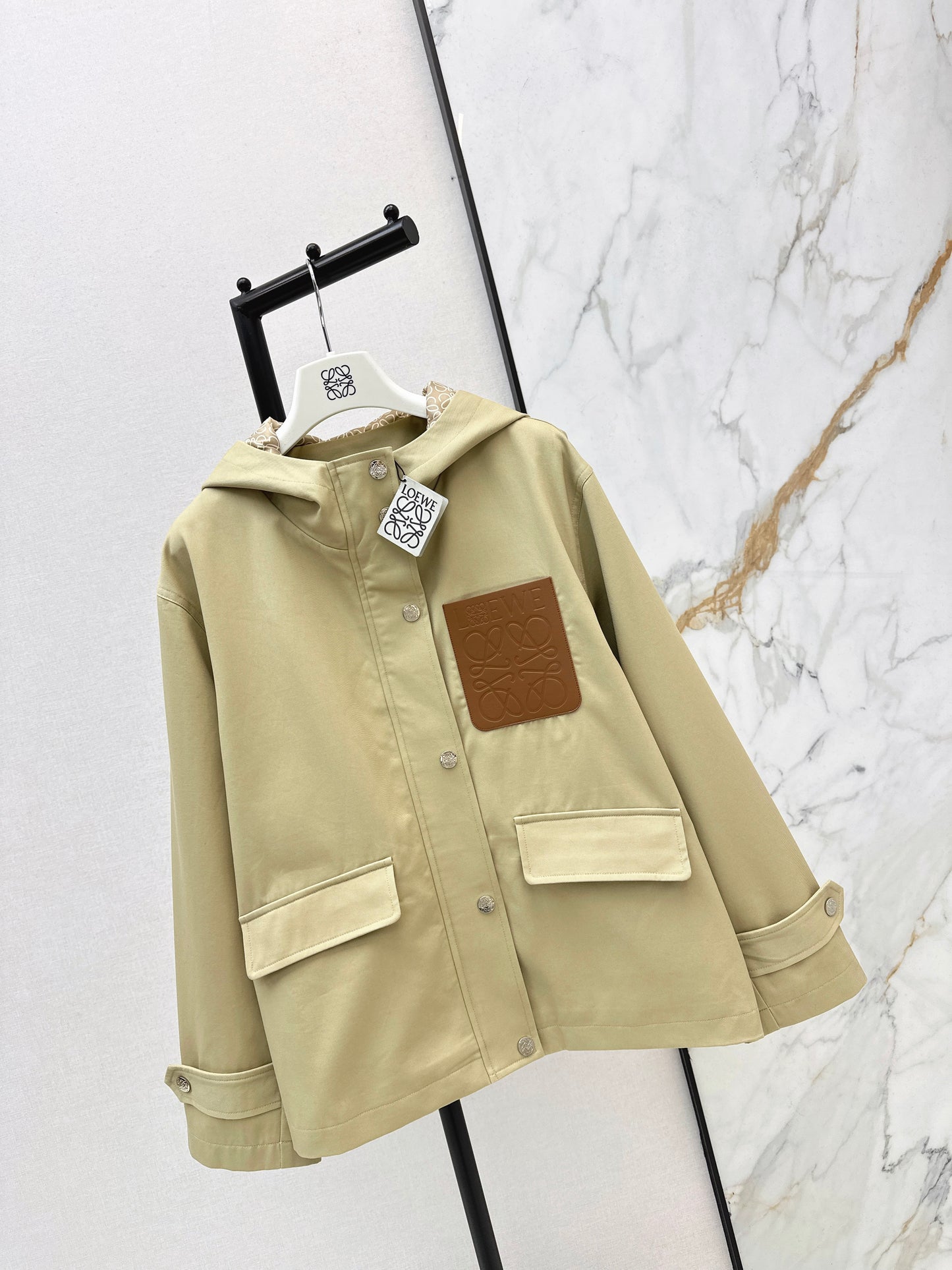 Loe NEW hooded trench coats