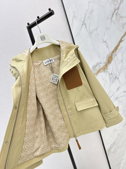 Loe NEW hooded trench coats