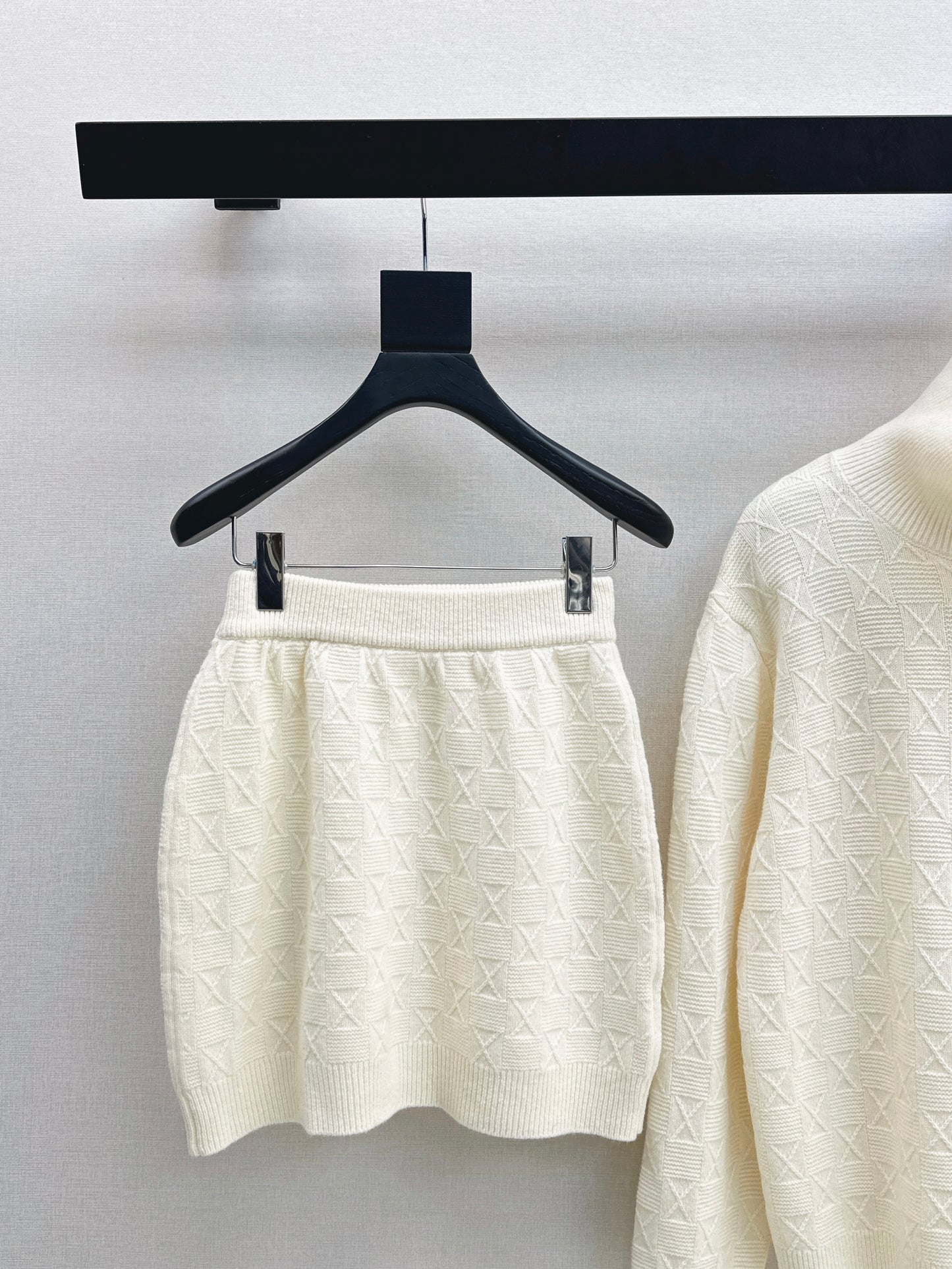 Miu NEW Jacquard knit suit