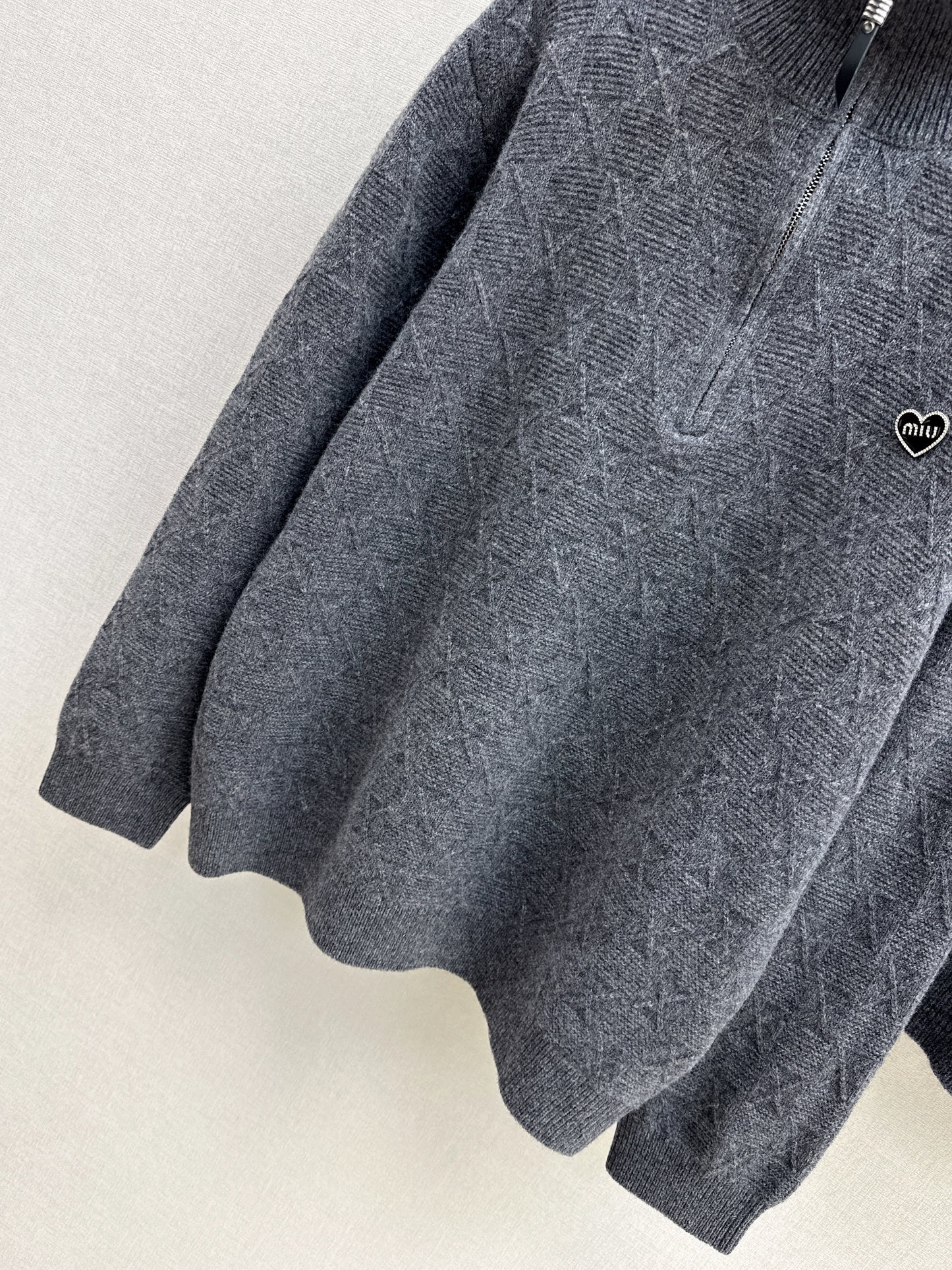 Miu NEW Jacquard knit suit