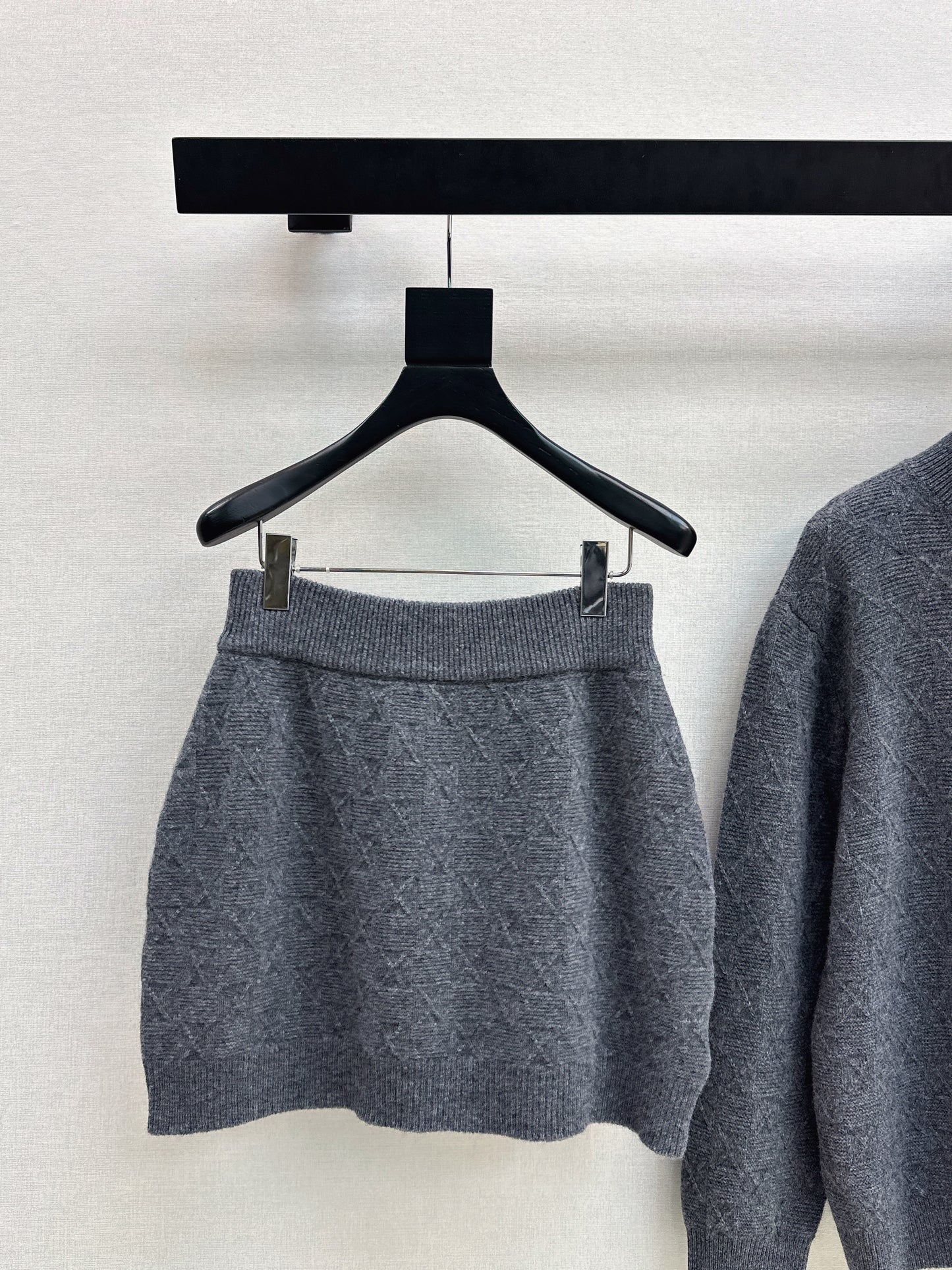 Miu NEW Jacquard knit suit