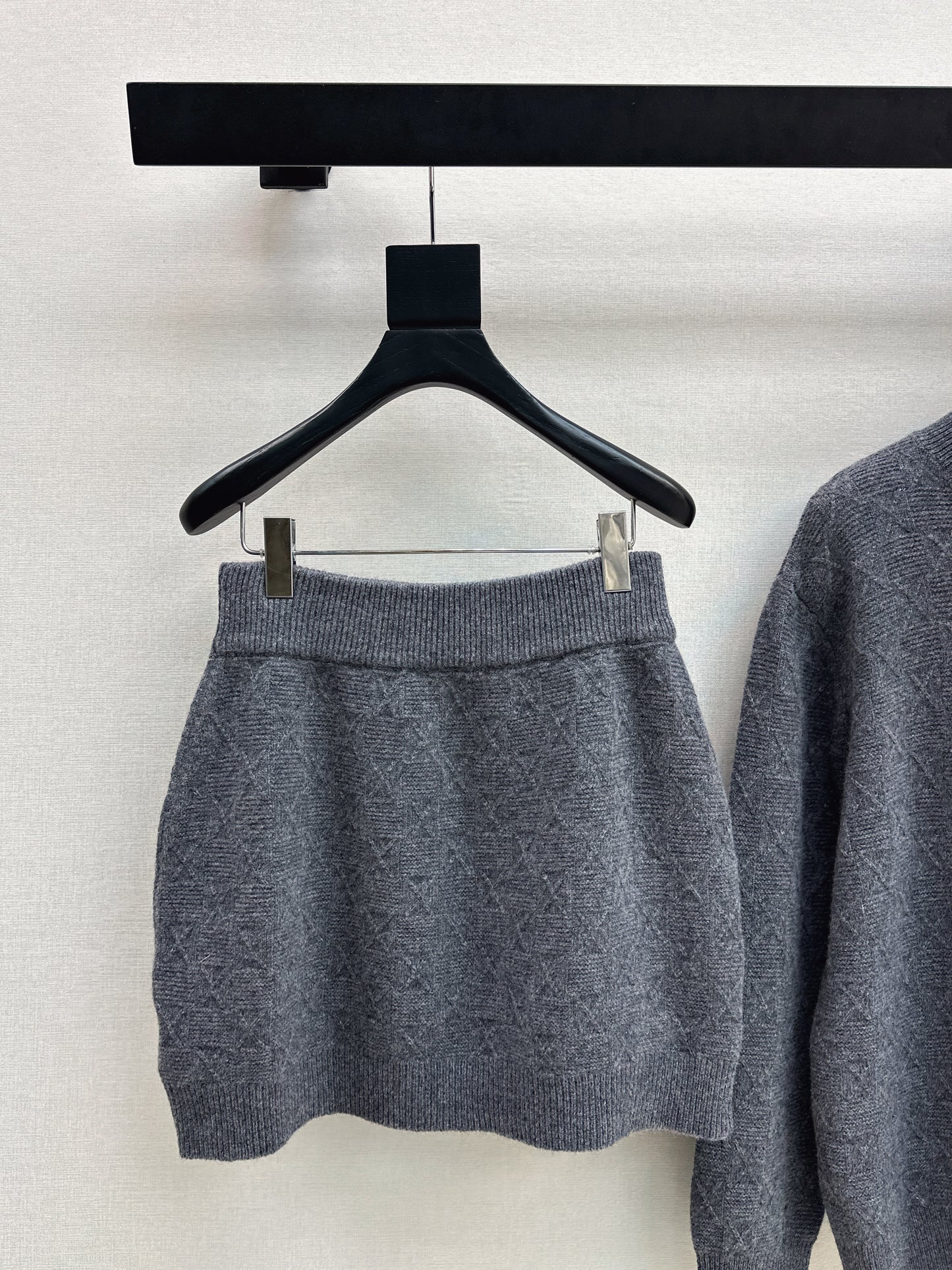 Miu NEW Jacquard knit suit