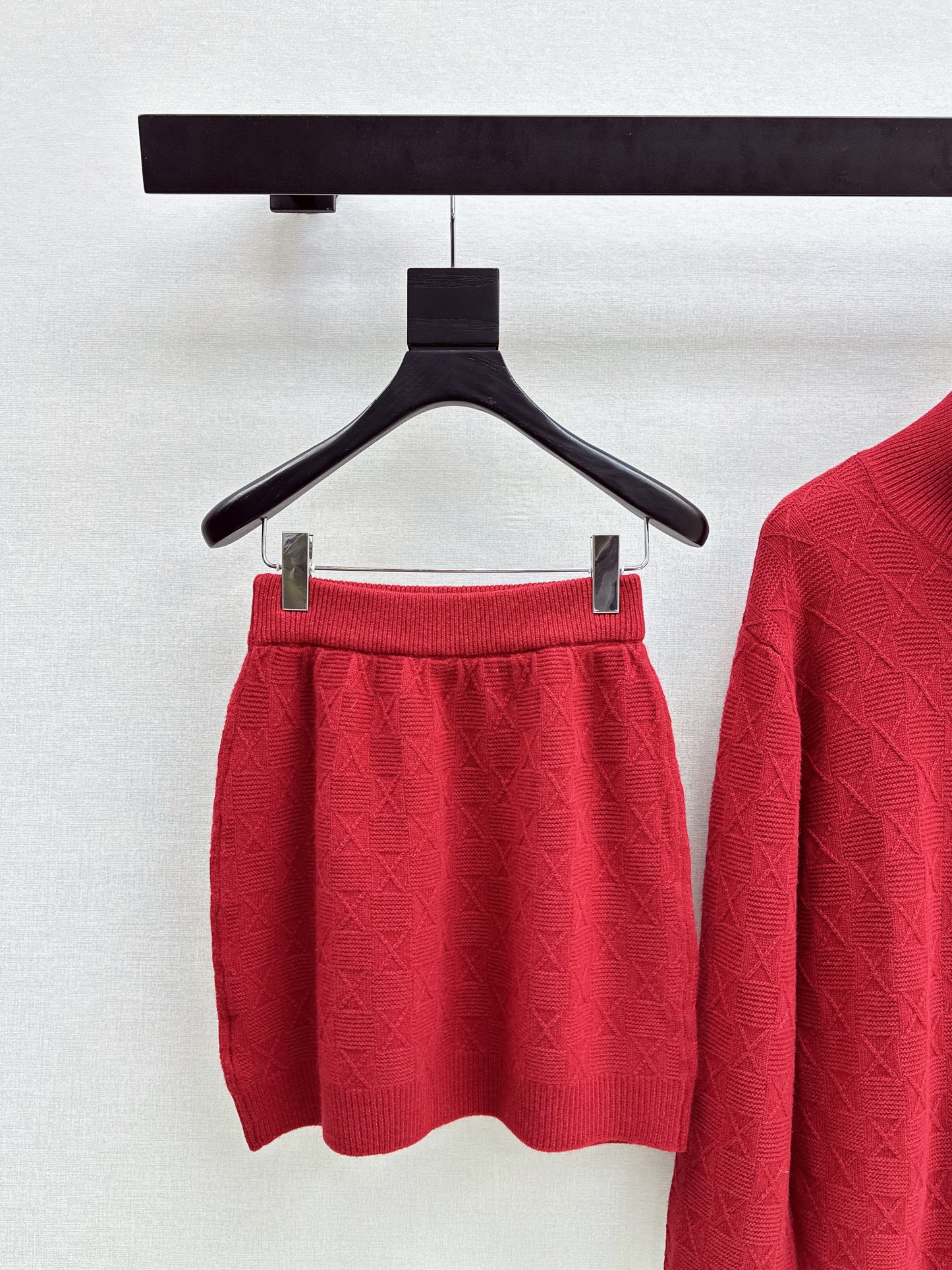 Miu NEW Jacquard knit suit