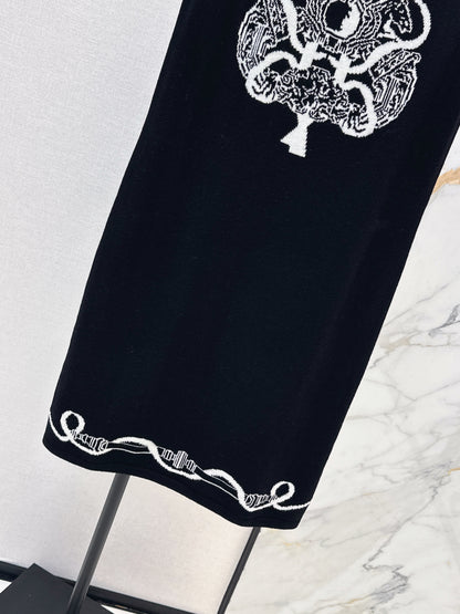 Herm NEW jacquard sleeveless dress