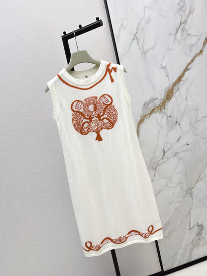 Herm NEW jacquard sleeveless dress
