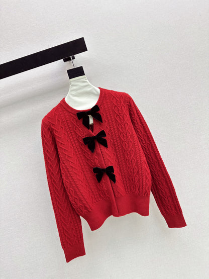 Miu NEW bow sweater