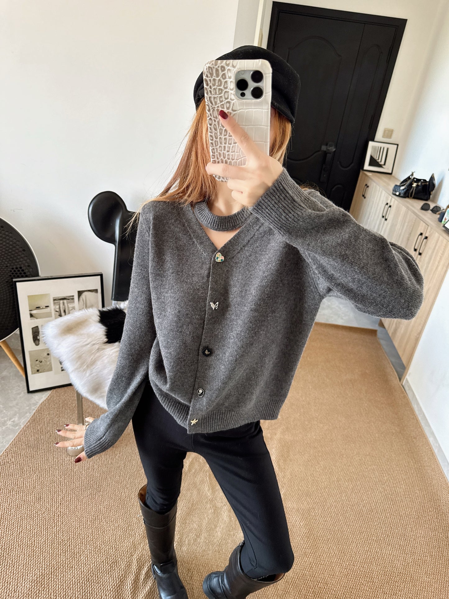 Chan NEW wool cardigan