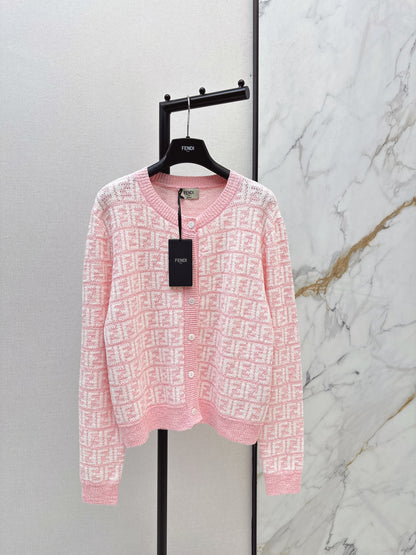 Fend NEW jacquard knit cardigan