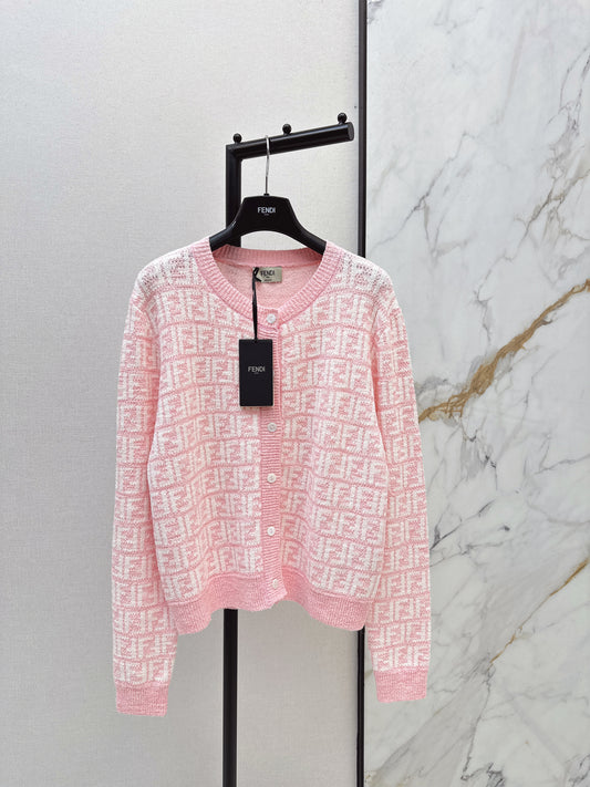 Fend NEW jacquard knit cardigan