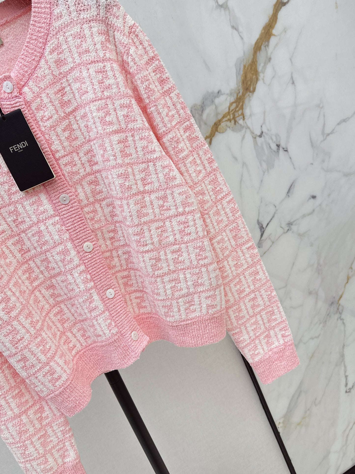 Fend NEW jacquard knit cardigan