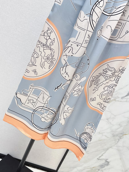 Herm NEW print straight pants