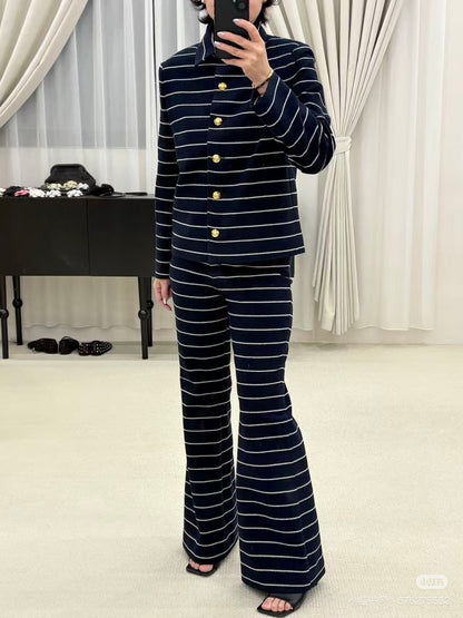 Chan NEW stripe flared pants