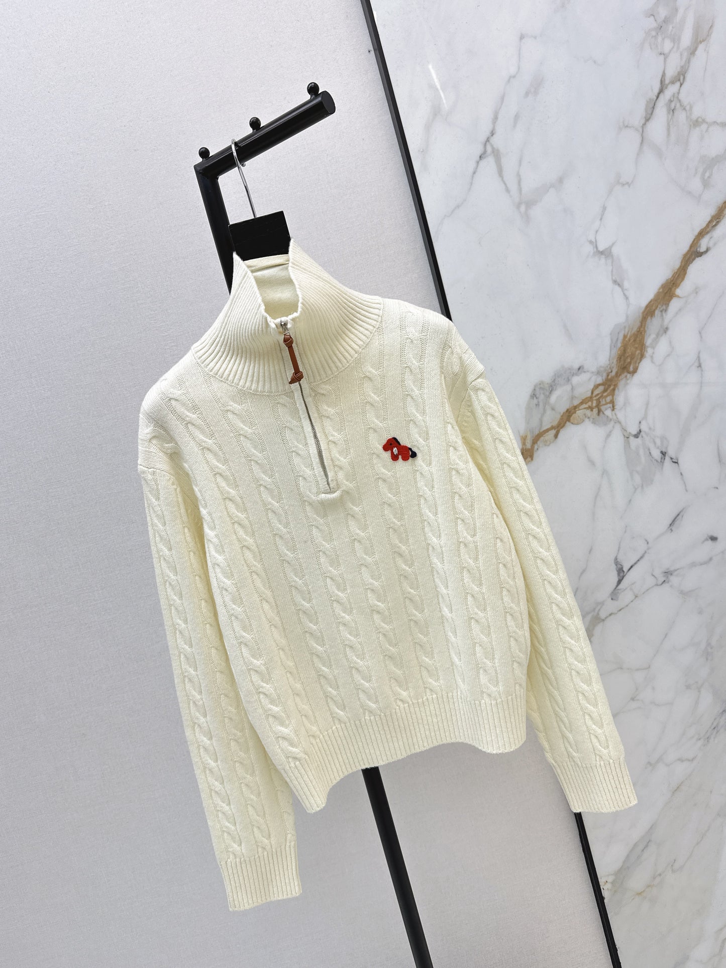 Ral NEW Half-zip wool sweater