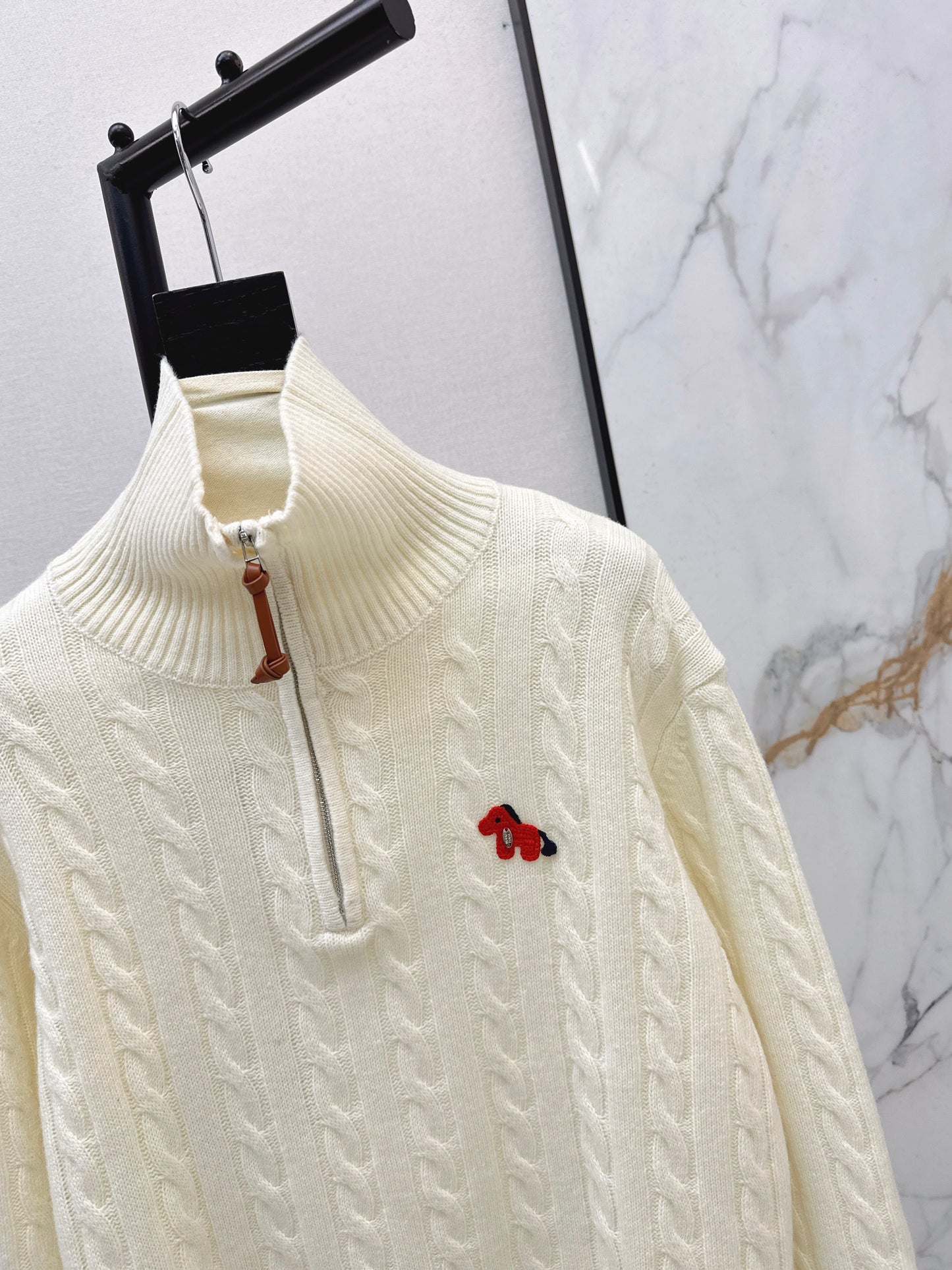 Ral NEW Half-zip wool sweater