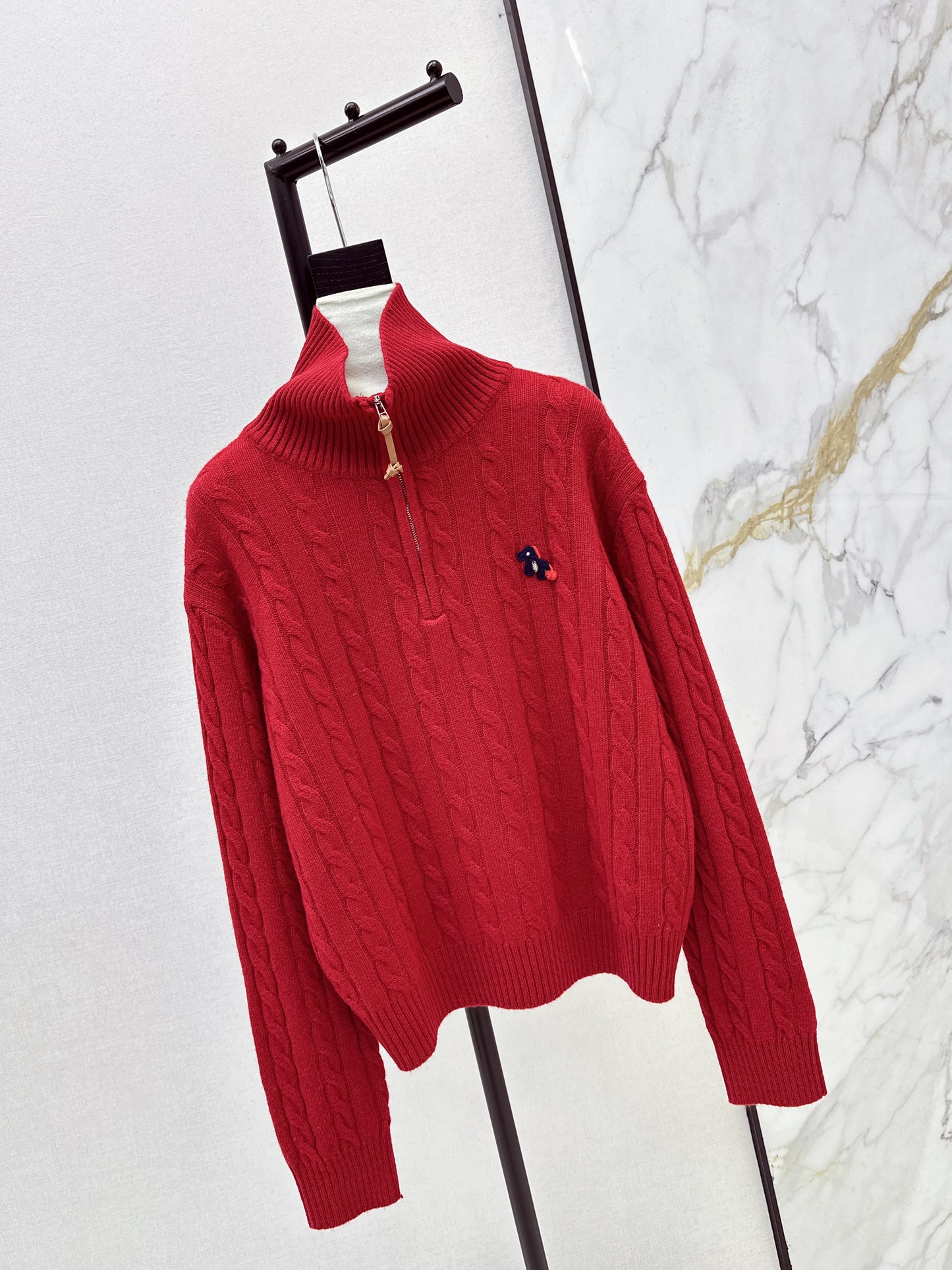 Ral NEW Half-zip wool sweater