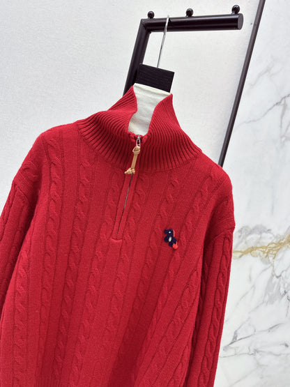 Ral NEW Half-zip wool sweater