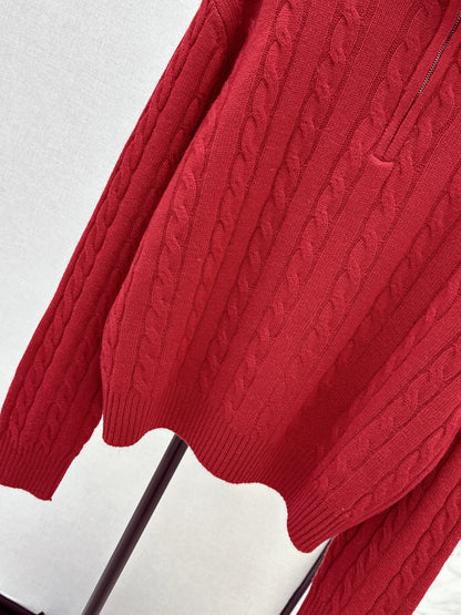 Ral NEW Half-zip wool sweater