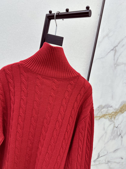 Ral NEW Half-zip wool sweater