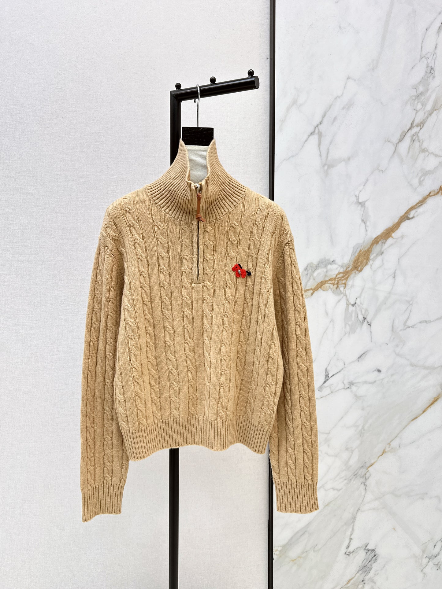 Ral NEW Half-zip wool sweater