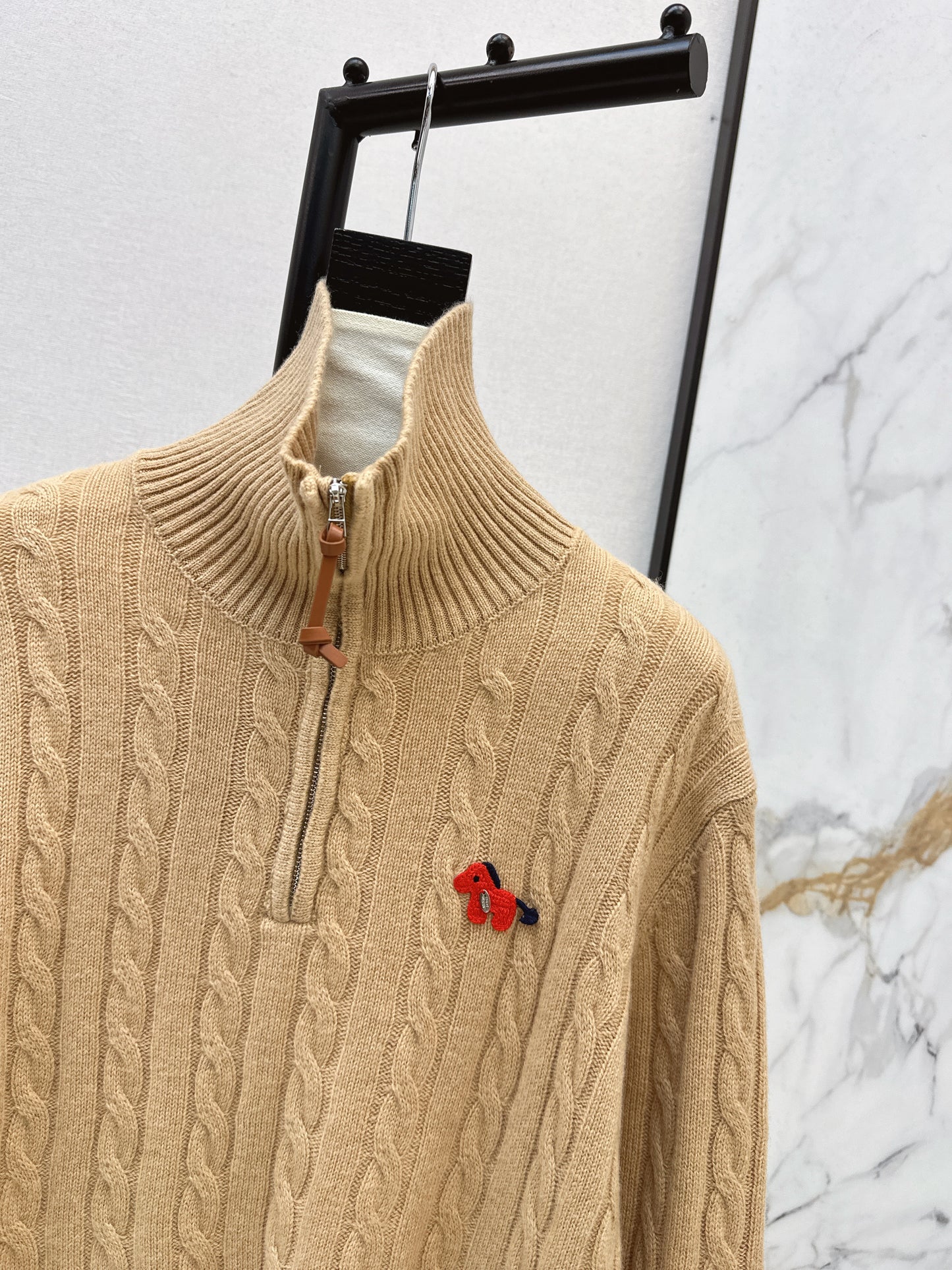 Ral NEW Half-zip wool sweater