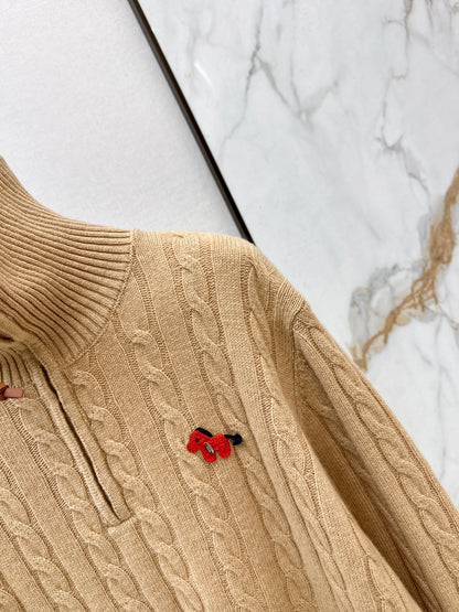 Ral NEW Half-zip wool sweater